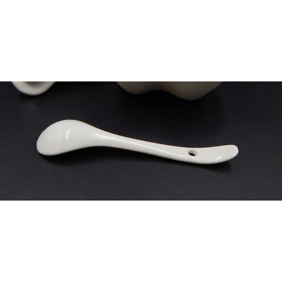 Debora Carlucci Heart Shaped Sugar Holder With Spoon And Napkin Holder With Tray - Picture 6 of 11